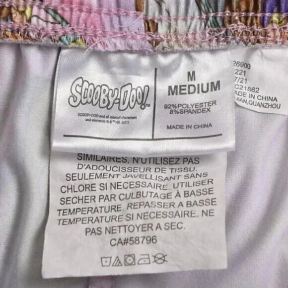 Scooby Doo Tie-Dye Pajama Pants Mystery  Machine Size Medium - Picture 7 of 7